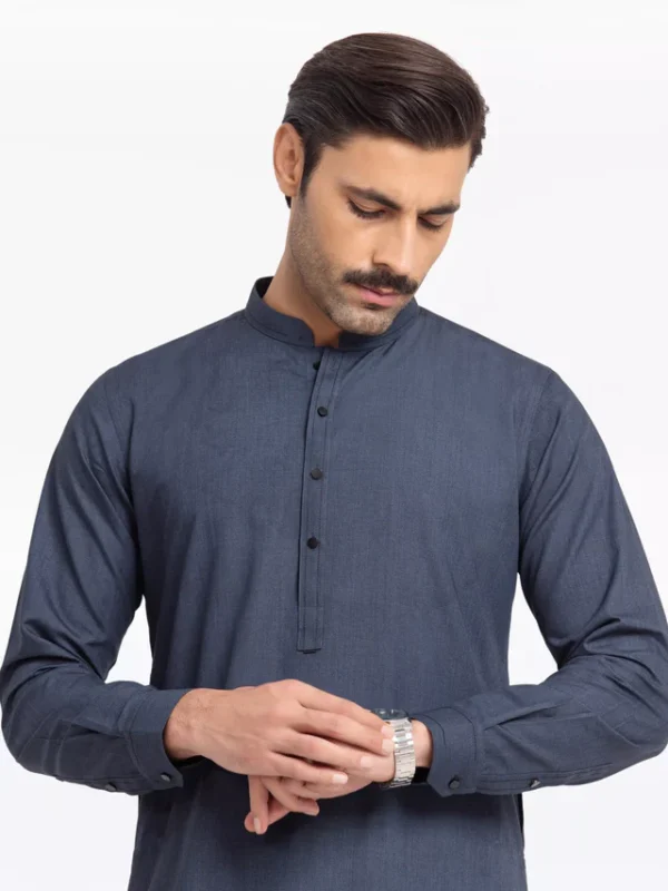 Men's Teal Blue Kurta Pajama