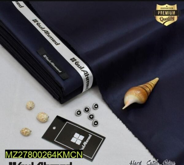 Men’s Unstitched Cotton  Plain Suit