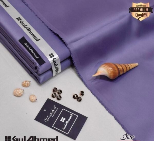 Men’s Unstitched Cotton Plain Suit