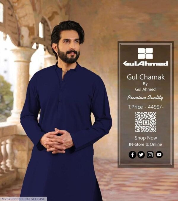 Men’s Unstitched Cotton Suit